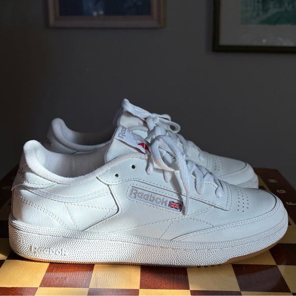 Reebok Club C 85, All White, Women’s Size 8, Excellent Condition - Picture 3 of 6